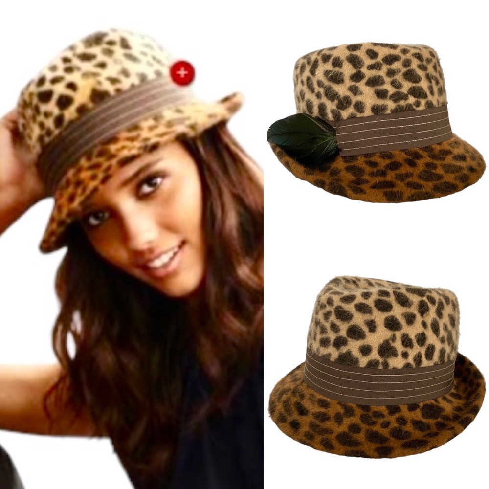 Albertus Swanepoel for Target Leopard Fedora Hat